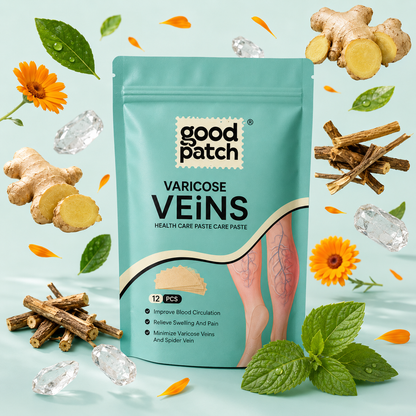 GoodPatch™ Spider & Varicose Vein Patches | Natural Herbal Therapy for Swelling, Fatigue & Vein Health